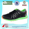 Action black sport running shoes para hombre